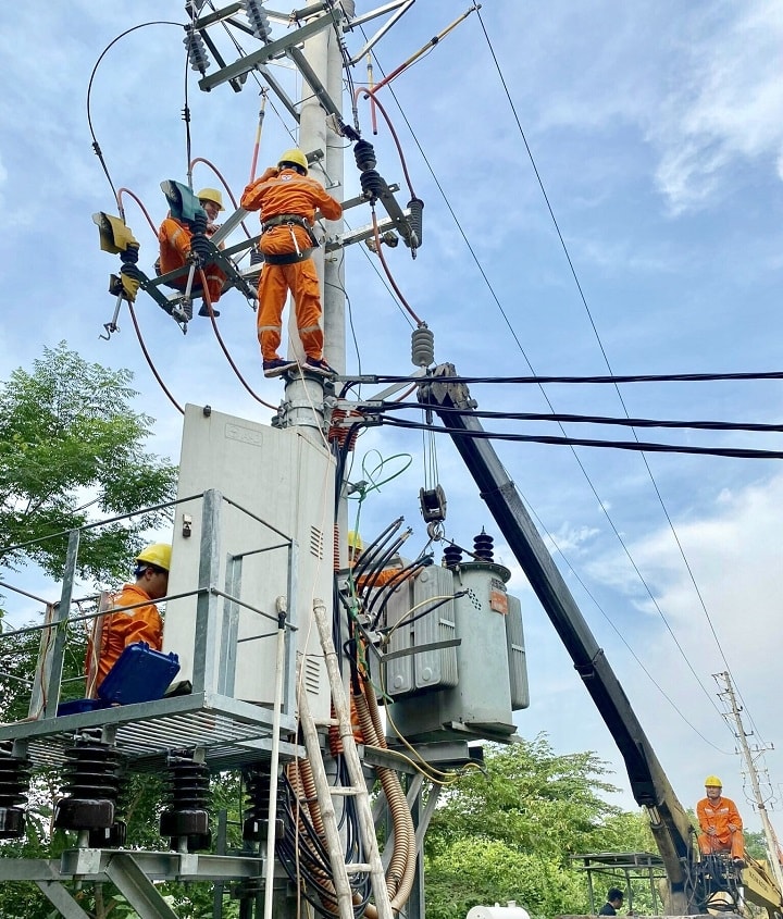 Thay nâng công suất mba Đông Yên 4, Bắc Ninh