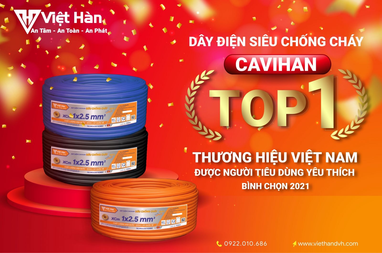 Dây điện Cavihan chống cháy chuyên dụng đóng vai trò quan trọng trong kết cấu hoàn thiện ngôi nhà.