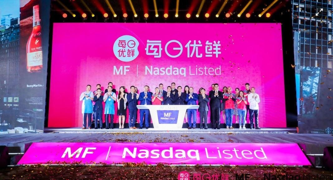 Thương vụ IPO của Missfresh. Ảnh: MissFresh.