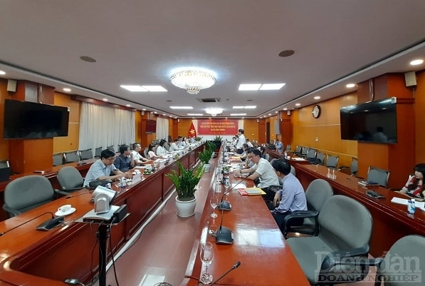 Toàn cảnh cuộc làm việc. Ảnh: Nguyễn Việt