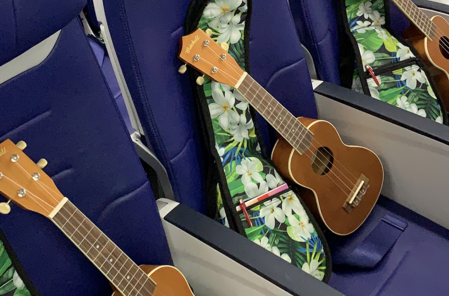 Southwest Airlines đã tặng mỗi hành khách một cây đàn ukulele