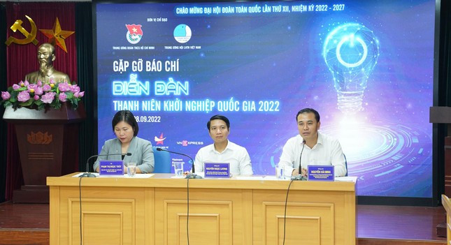 Ban tổ chức Diễn đàn Thanh niên khởi nghiệp quốc gia 2022 