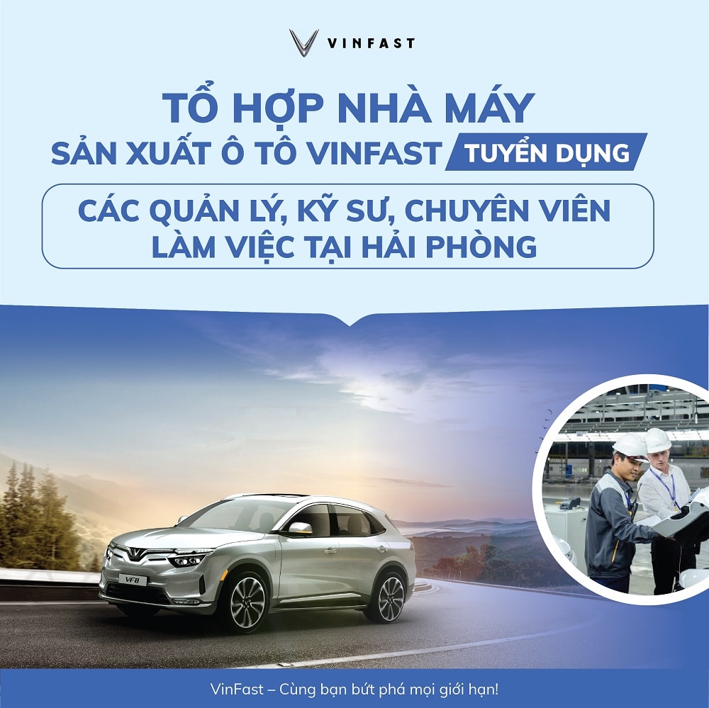 VinFast đang tuyển dụng số lượng lớn nhân sự nhằm mở rộng sản xuất, đáp ứng nhu cầu ngày càng gia tăng của thị trường.