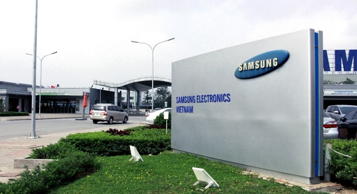 Nhà máy Samsung Electro-Mechanics Việt Nam ở tỉnh Thái Nguyên.