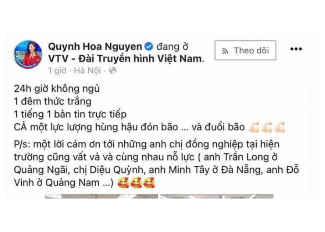 Bài đăng đã được sửa lại và khóa luôn Facebook ngay sau đó.