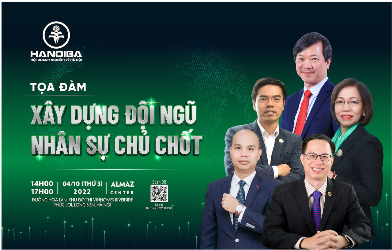 Trong “Tết Doanh nhân trẻ 2022- Glory Night” sẽ có toạ đàm “Xây dựng đội ngũ nhân sự chủ chốt” 