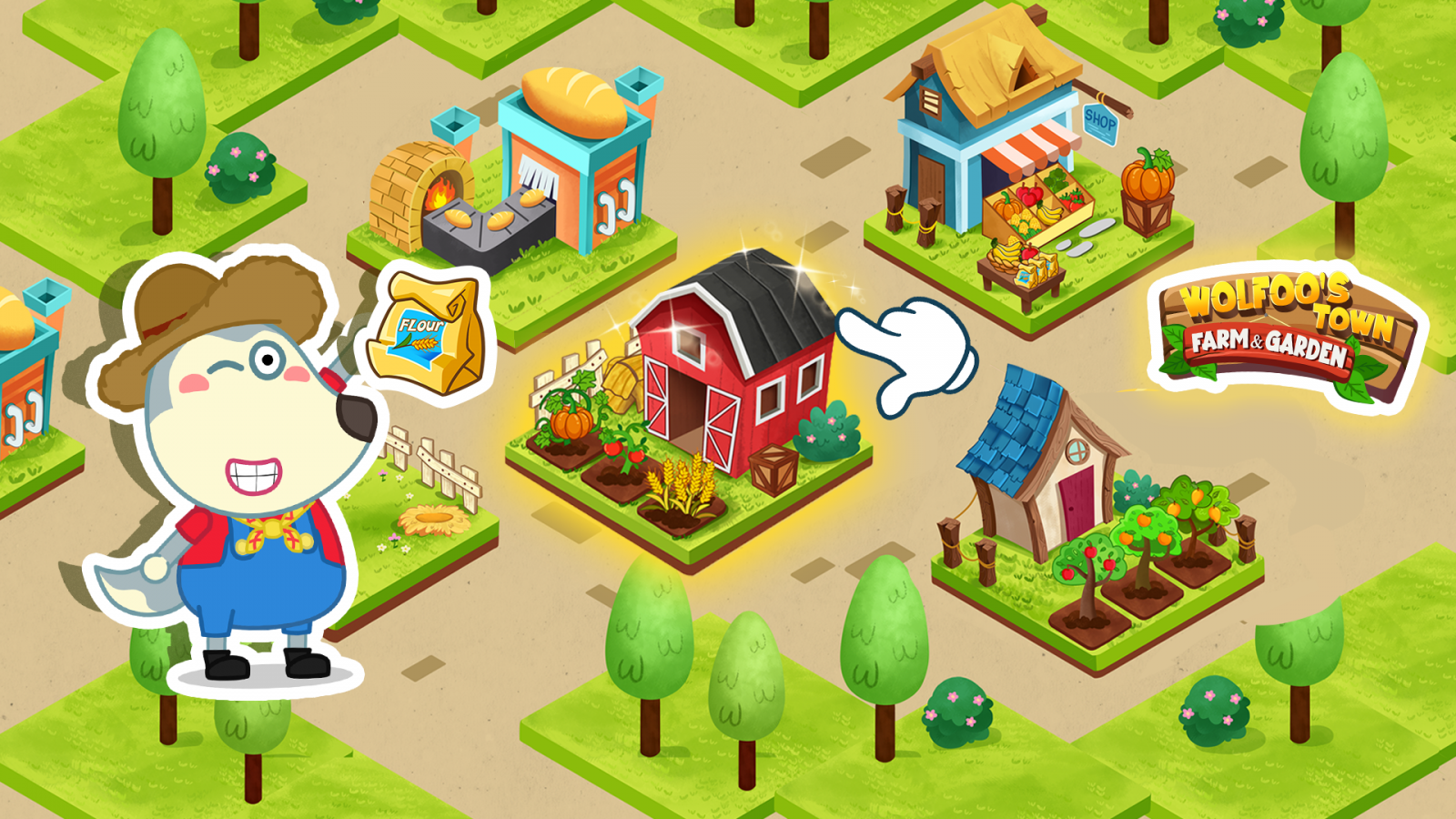 App Game “Wolfoo's Farm: Baby Farm Land” kích thích trí tưởng tượng và sáng tạo của trẻ