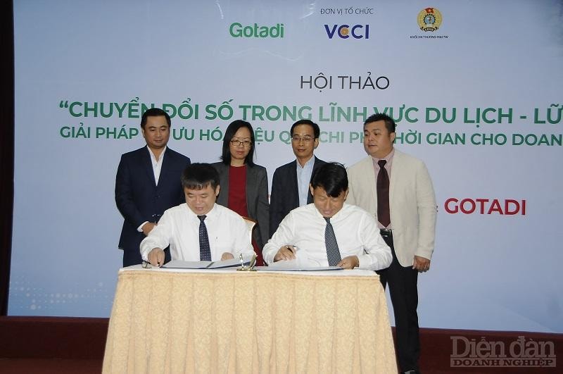 Trong khuôn khổ của Hội thảo, VCCI-HCM và Gotadi sẽ chính thức ký kết thỏa thuận hợp tác (MOU) - Ảnh: Đình Đại.