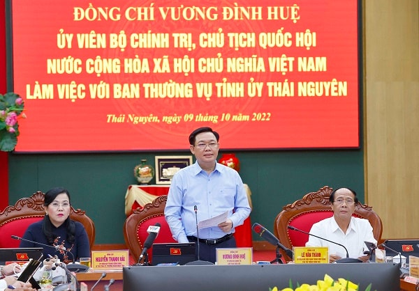 Chủ tịch Quốc hội Vương Đình Huệ. Ảnh: Doãn Tấn