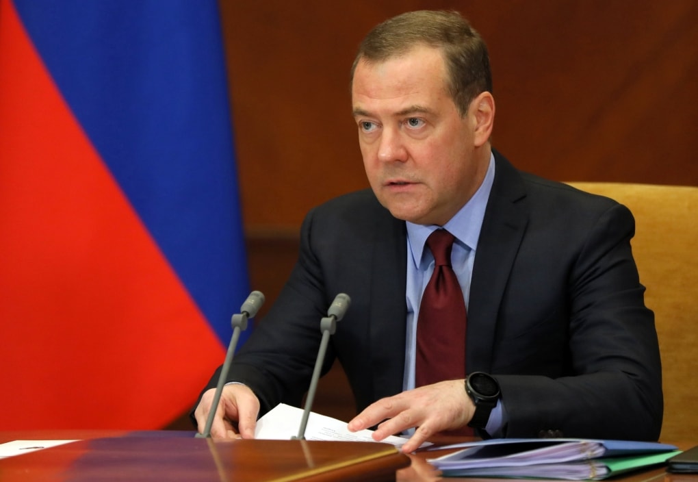 Phó Chủ tịch Hội đồng An ninh Nga Dmitry Medvedev. Ảnh: Tass