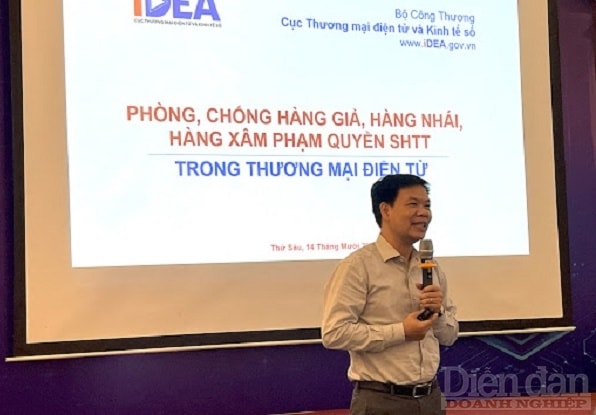 Ông Nguyễn Hữu Tuấn, Trưởng phòng Quản lý hoạt động TMĐT, Cục Thương mại điện tử và Kinh tế số, Bộ Công Thương. Ảnh: Nguyễn Việt