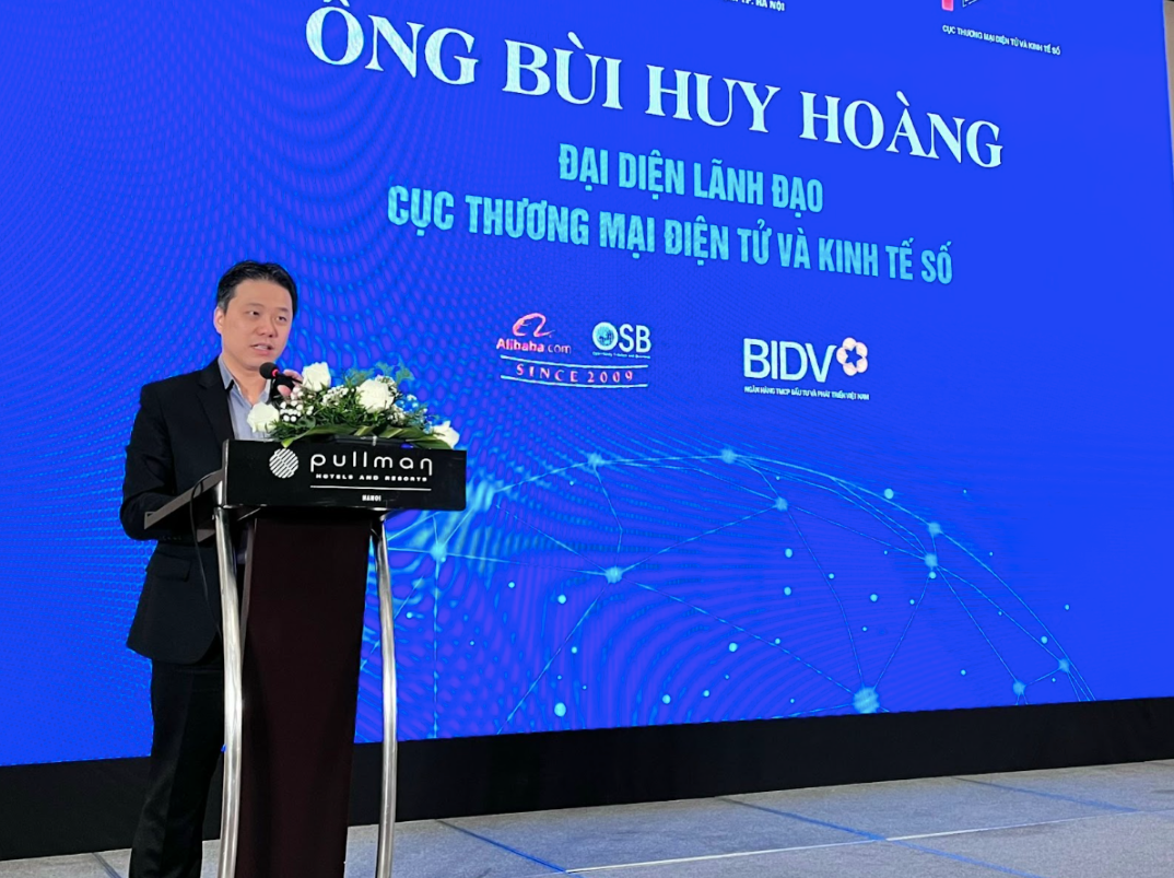 Ông Bùi Huy Hoàng, Phó Giám đốc Trung tâm tin học và Công nghệ số, Cục Thương mại điện tử và Kinh tế số, Bộ Công Thương