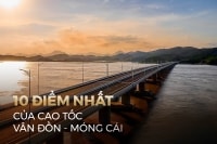 Khám phá 10 dấu ấn của cao tốc Vân Đồn - Móng Cái