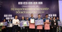 Cuộc thi Dự án khởi nghiệp nông nghiệp 2022: Quán quân thuộc về dự án Các sản phẩm ống hút, bún gạo