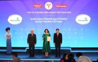 Vietcombank 9 lần liên tiếp có mặt trong Top 10 Thương hiệu mạnh Việt Nam