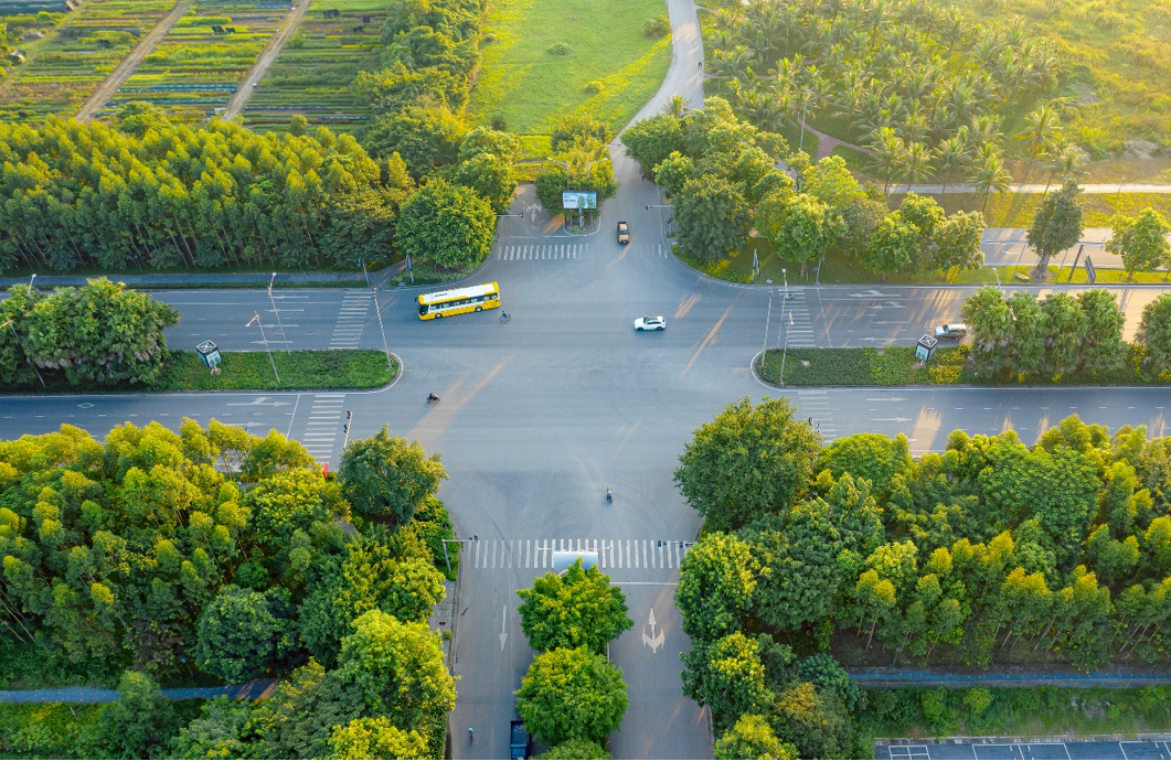 Không gian xanh tại Ecopark. Ảnh Phí Đức Toàn