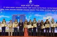 Bình Dương tôn vinh 131 doanh nghiệp, doanh nhân tiêu biểu