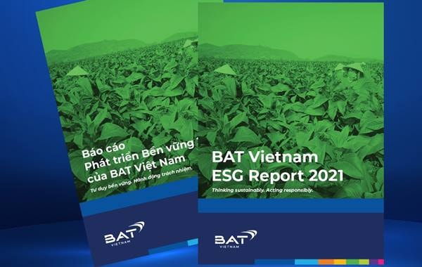 BAT Việt Nam trở thành đơn vị tiên phong trong ngành thuốc lá thực hiện Báo cáo Phát triển Bền vững ESG 2021.