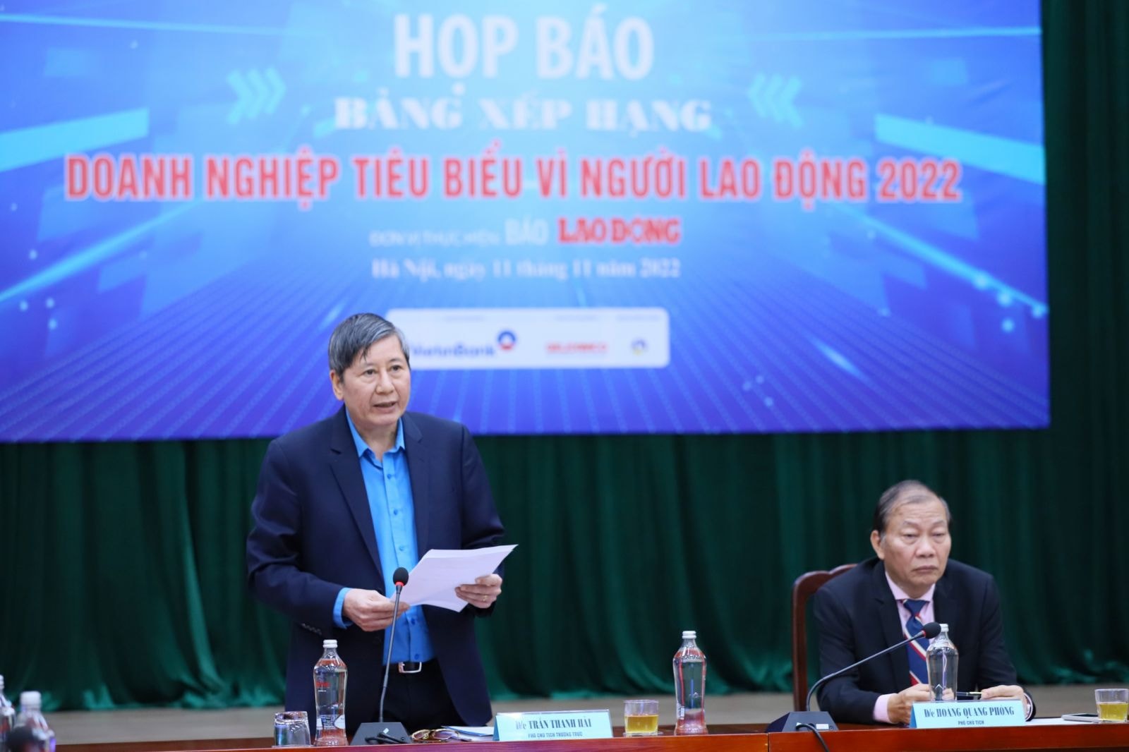 Phó Chủ tịch Thường trực Tổng Liên đoàn Lao động Việt Nam Trần Thanh Hải 
