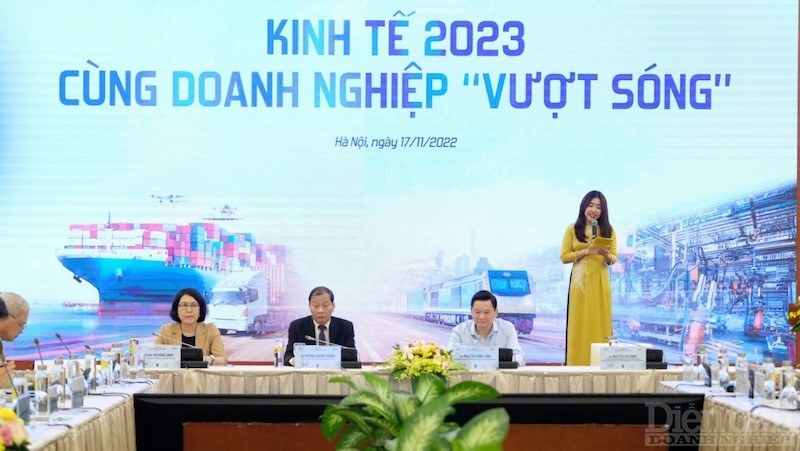 Diễn đàn Kinh tế 2023: Cùng doanh nghiệp “vượt sóng” do Tạp chí Diễn đàn Doanh nghiệp tổ chức chiều ngày 17/11.