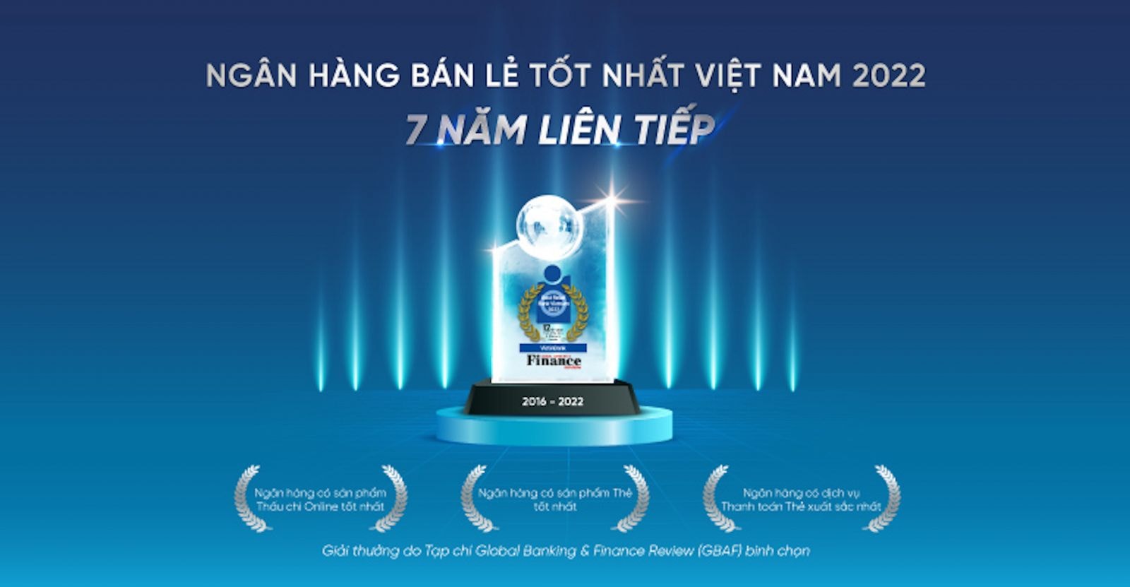 VietinBank là “Ngân hàng bán lẻ tốt nhất Việt Nam” 7 năm liên tiếp 