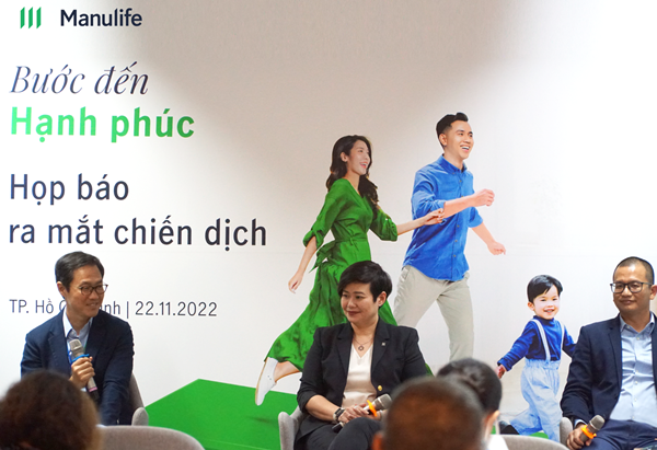 Lãnh đạo Manulife VN chia sẻ Chiến dịch “Bước đến hạnh phúc” nhằm nâng cao nhận thức về bảo hiểm