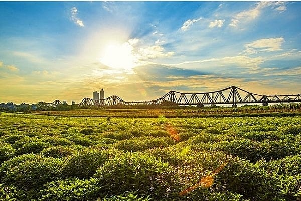 Hà Nội: Nghiên cứu phát triển bãi giữa, bãi bồi ven sông Hồng thành công viên. Ảnh minh hoạ