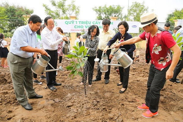 Trong hành trình lan tỏa sắc xanh, Vinamilk từng rất thành công với Quỹ 1 triệu cây xanh cho Việt Nam.