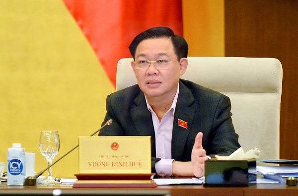 Chủ tịch Quốc hội Vương Đình Huệ. Ảnh: QH