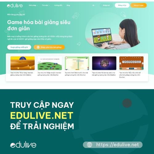 Một số trò chơi trên Edulive