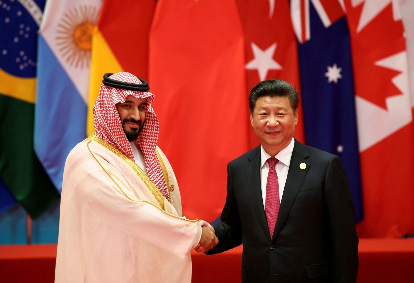 Ông Tập Cận Bình và Thái tử Saudi Arabia