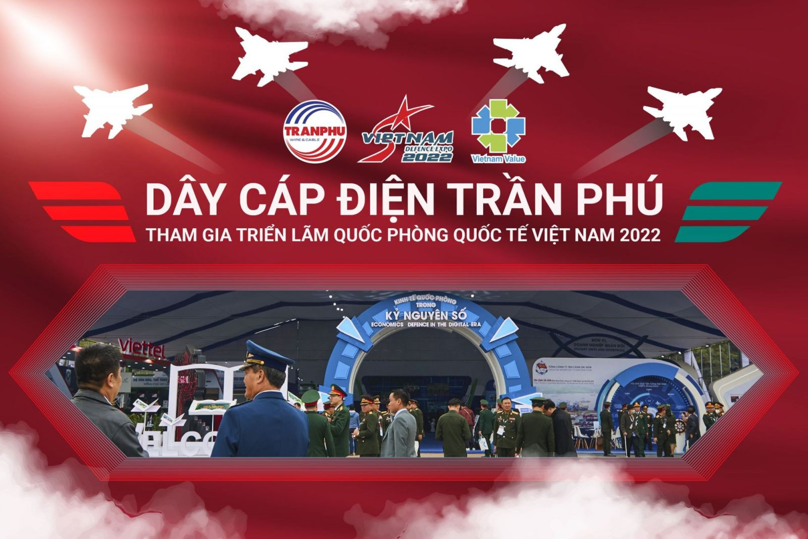 Dây cáp điện Trần Phú tham gia triển lãm quốc phòng quốc tế 2022