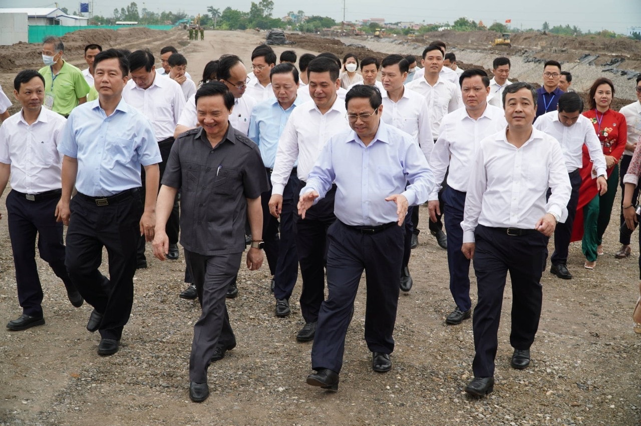 Thủ tướng Phạm Minh Chính thăm tiến độ triển khai Khu kinh tế Thái Bình vào tháng 5/2022