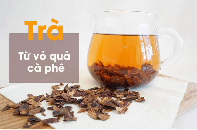 Sản phẩm trà cascara được làm từ vỏ quả cà phê