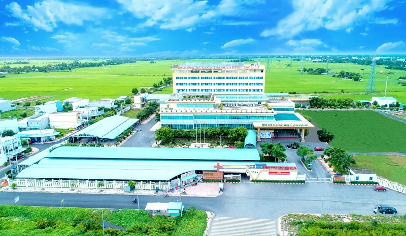Toàn cảnh bệnh viện Thanh Vũ.