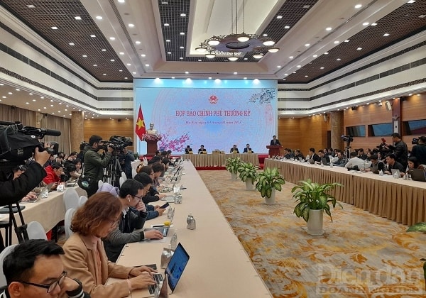 Toàn cảnh cuộc họp báo. Ảnh: Nguyễn Việt