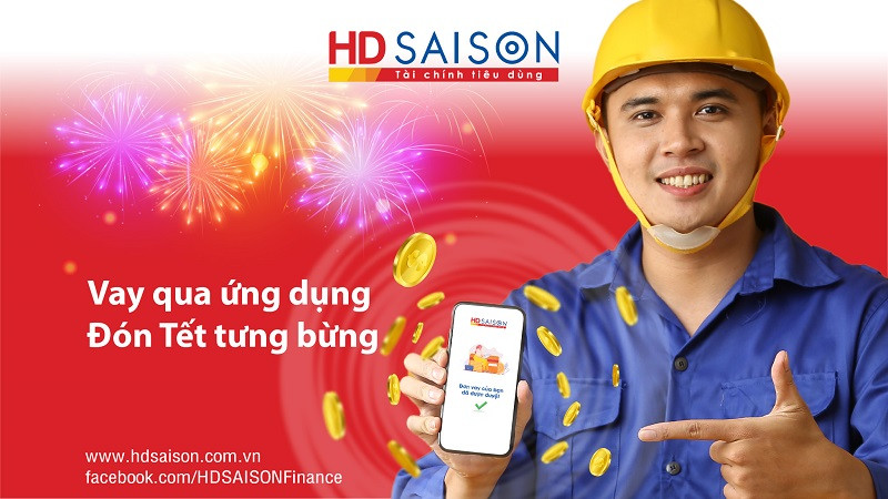  HD SAISON sẽ hỗ trợ tài chính cho người lao động, công nhân làm việc tại khu công nghiệp, chế xuất thông qua hình thức cho vay tiền mặt qua ứng dụng và mở thẻ tín dụng