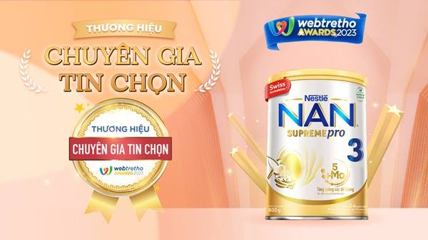 NAN SUPREME PRO 3 đã vinh dự nhận được giải thưởng “Chuyên gia tin chọn” 