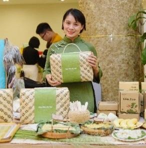 Chị Vũ Thị Phúc - Người sáng lập thương hiệu Cốm Mộc Lam