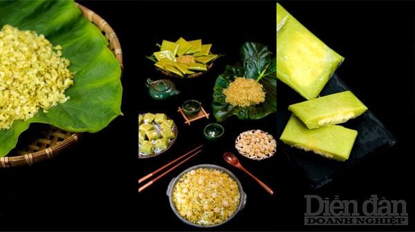 Tự bao giờ, Cốm đã trở thành món quá Tết đầy ý nghĩa và trở thành một thức vị truyền thống của người Hà Nội