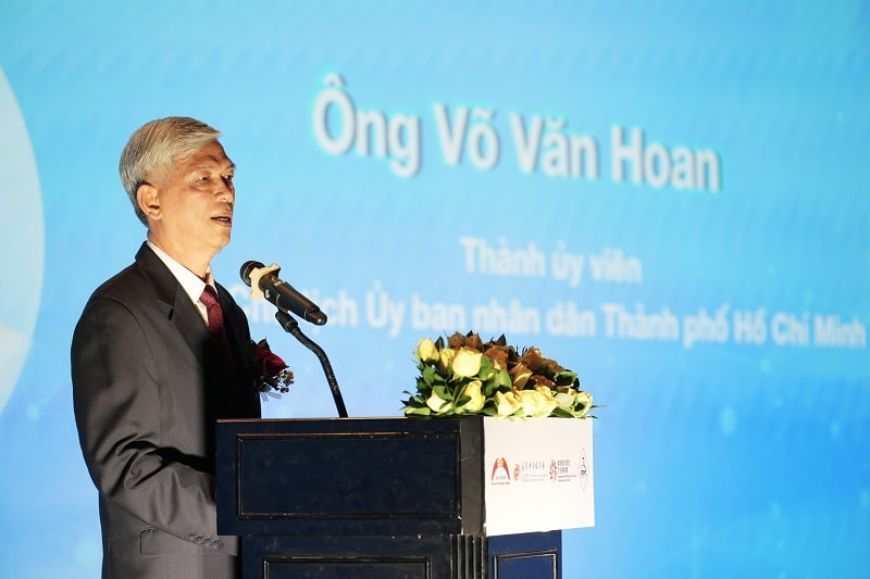 Ông Võ Văn Hoan, Phó Chủ tịch UNBD TP HCM phát biểu tại Hội nghị