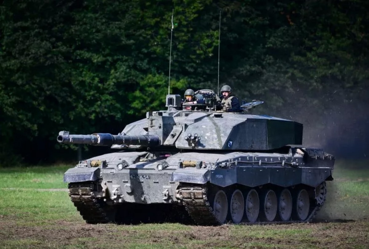 Xe tăng chiến đấu chủ lực Challenger 2. Ảnh: Getty Images