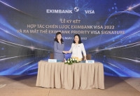 Eximbank và tổ chức thẻ Visa Quốc tế ký hợp tác chiến lược, ra mắt dòng thẻ caop/cấp