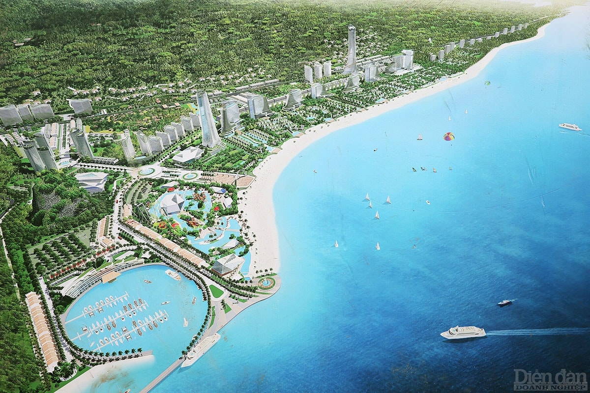 Sonasea Vân Đồn Harbor City do CEO Group ;àm chủ đầu tư với số vồn khoảng 5000 tỷ đồng. Ảnh CTV