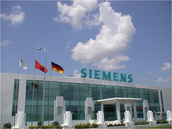 Siemens - một trong những tập đoàn lớn của Đức đầu tư tại Việt Nam