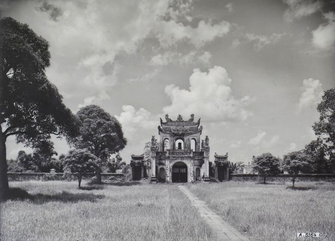 Hình ảnh Văn Miếu năm 1920, ảnh tư liệu.