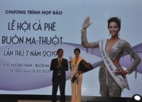 Hoa hậu H’Hen Niê làm đại sứ truyền thông Lễ hội cà phê Buôn Ma Thuột năm 2019