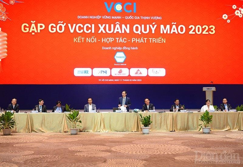 VCCI đã tổ chức buổi gặp gỡ VCCI Xuân Quý Mão giữa lãnh đạo 7 địa phương và cộng đồng doanh nghiệp.