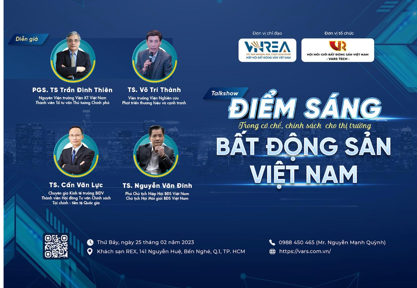 Talkshow “Điểm sáng trong cơ chế, chính sách cho thị trường BĐS Việt Nam” và Hội nghị Ban chấp hành VARS 2023