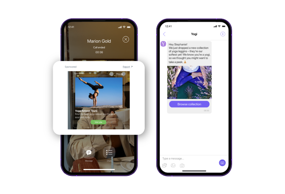 Ví dụ: Thu hút khách hàng bằng các hội thoại được cá nhân hóa trên Viber.